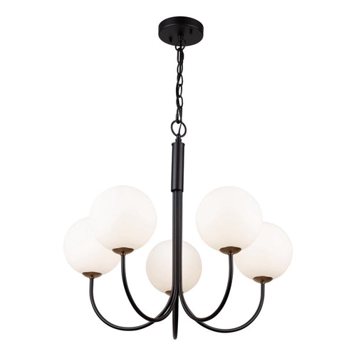 Bistro Collection Chandelier, Black
