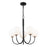 Bistro Collection Chandelier, Black