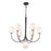 Bistro Collection Chandelier, Black