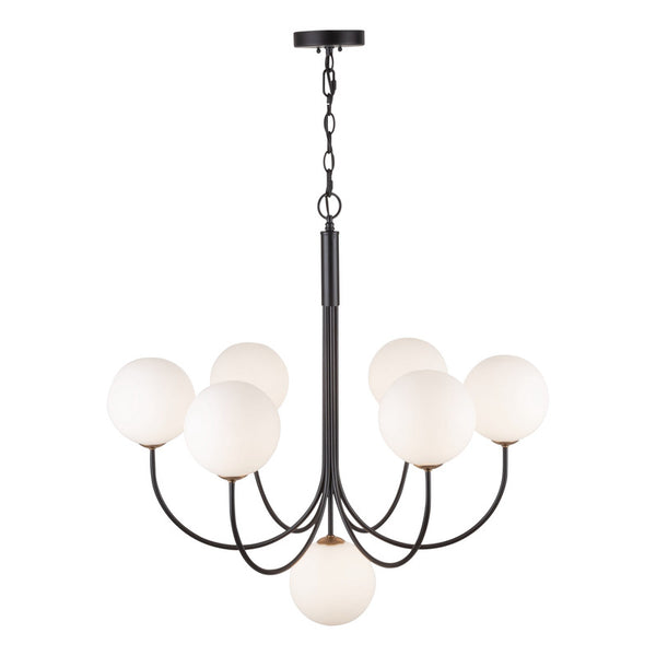 Bistro Collection Chandelier, Black