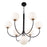 Bistro Collection Chandelier, Black