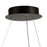 Gemini 32W LED Pendant Black and Nickel