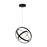 Sienna 30W LED Orb Pendant Black