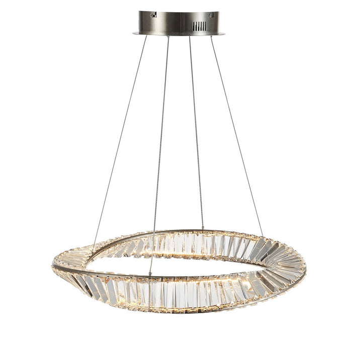 Stella 25W LED Pendant Satin Nickel