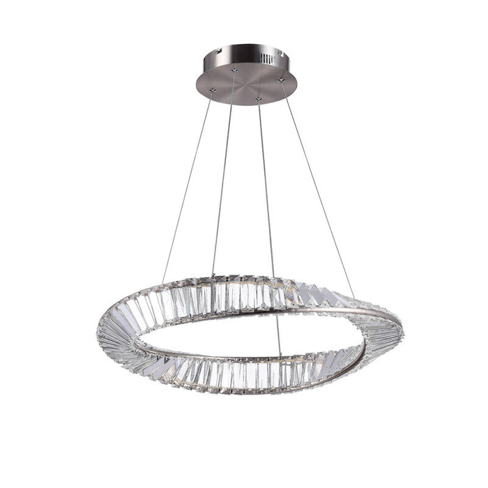 Stella 25W LED Pendant Satin Nickel