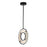 Trilogy Collection Integrated LED Pendant, Black & Brass