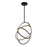 Trilogy Collection Integrated LED Pendant, Black & Brass