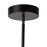 Trilogy Collection Integrated LED Pendant, Black & Brass