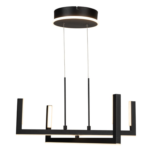 Silicon Valley Collection Integrated LED Chandelier, Black, Small