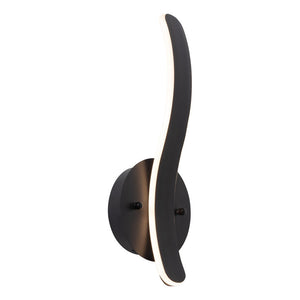 Sirius Collection Integrated LED Sconce, Black