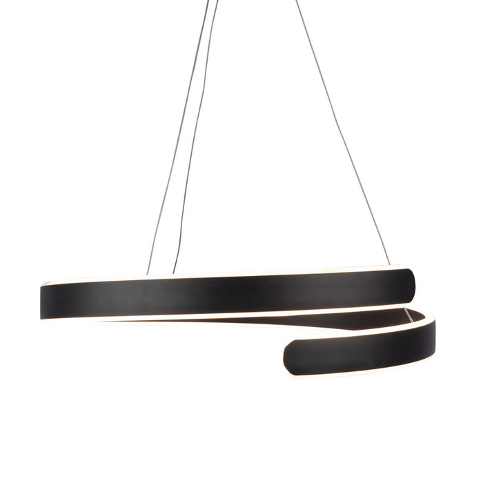 Sirius Collection Integrated LED Chandelier, Black