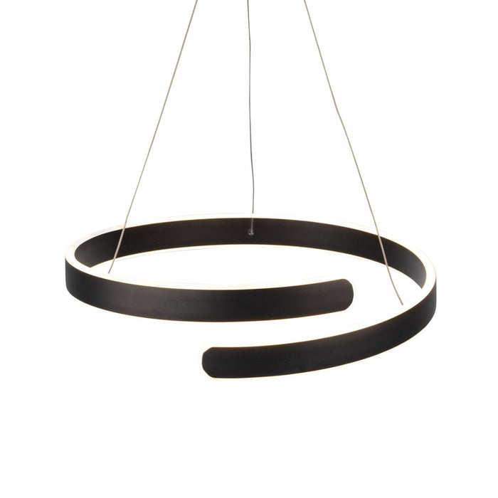 Sirius Collection Integrated LED Chandelier, Black