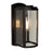 Lakewood Collection 1-Light Exterior Wall Light, Matte Black