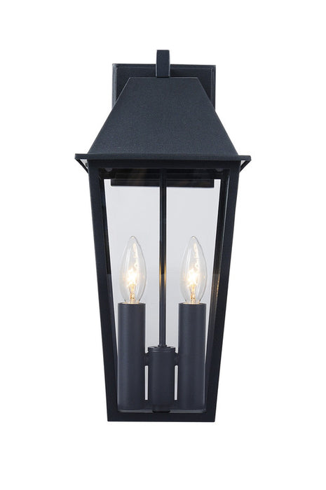 Winchester Collection 2-Light Exterior Wall Light, Black