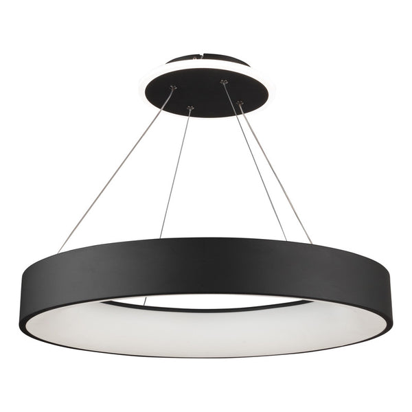 Lazio Collection Integrated LED Chandelier, Black