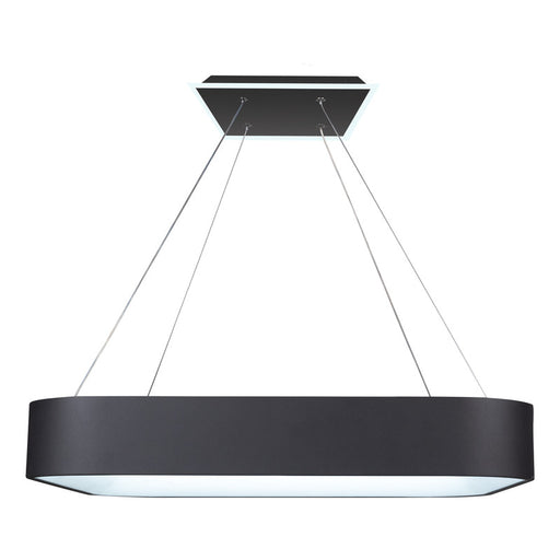 Lazio Collection Integrated LED Chandelier, Black