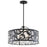 DVI DVP14706EB-CRY Woodstock Ebony And Crystal Pendant