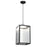 DVI DVP26976BK-RI Bishop Outdoor Black And Ribbed Glass Stainless Steel Outdoor Pendant