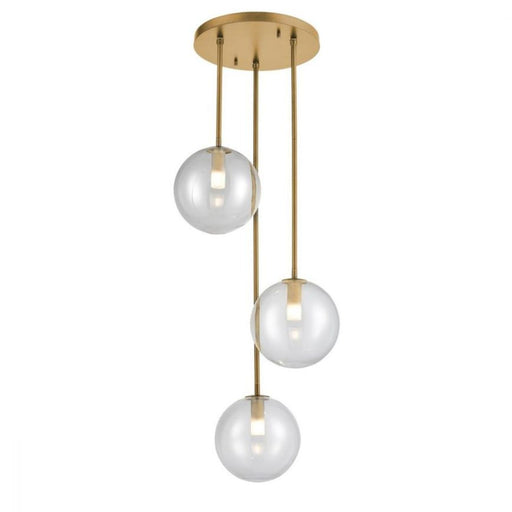 DVI DVP27053VBR-CL Courcelette Venetian Brass Pendant