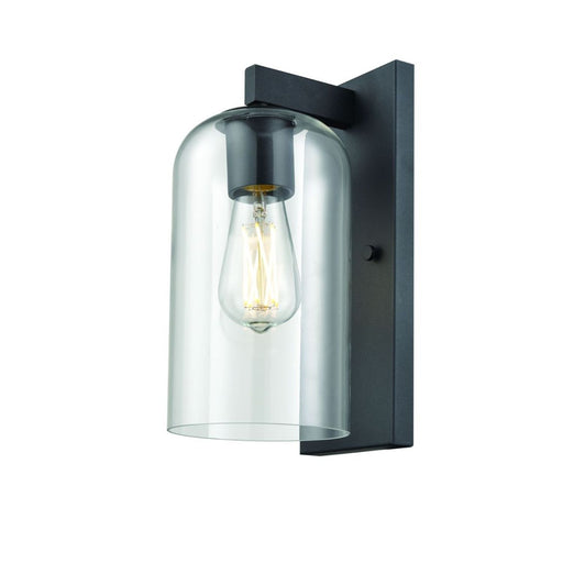 DVI DVP37082BK-CL McCudden Black And Clear Sconce