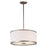 DVI DVP5306BN-SW Milan Brushed Nickel And Silver White Pendant