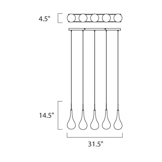 Larmes LED Linear Suspension