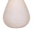 18"H White Glass Table Lamp