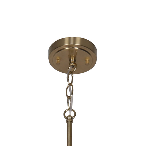 Adjustable Etched Square Glass Pendant