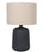 24"H Iron Ore Ceramic Table Lamp