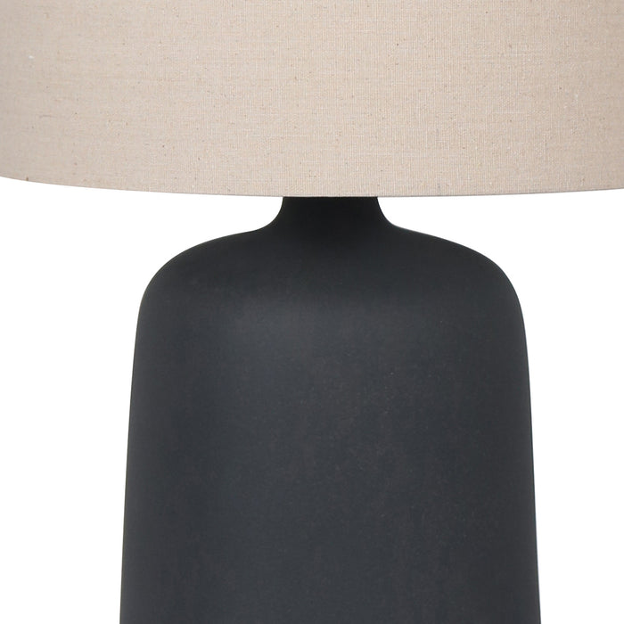 24"H Iron Ore Ceramic Table Lamp