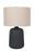 24"H Iron Ore Ceramic Table Lamp