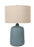 24"H Stardew Blue Ceramic Table Lamp