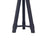 24"H Frosted Black Metal Tripod Table Lamp