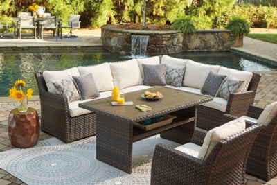 Easy Isle Nuvella Outdoor 3 Piece Sectional Set