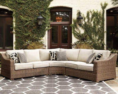 Beachcroft 3-Piece Nuvella Outdoor Sectional