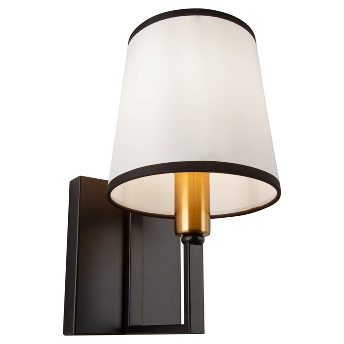 Coco 1 Light Sconce Black and Gold