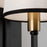 Coco 1 Light Sconce Black and Gold