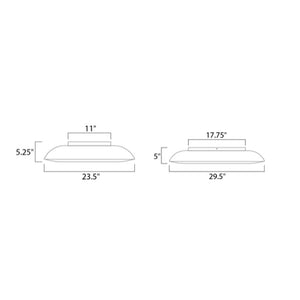Dimple Flush Mount Ceiling Light