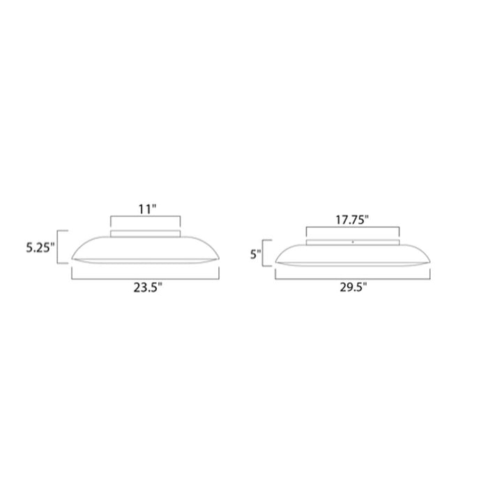 Dimple Flush Mount Ceiling Light