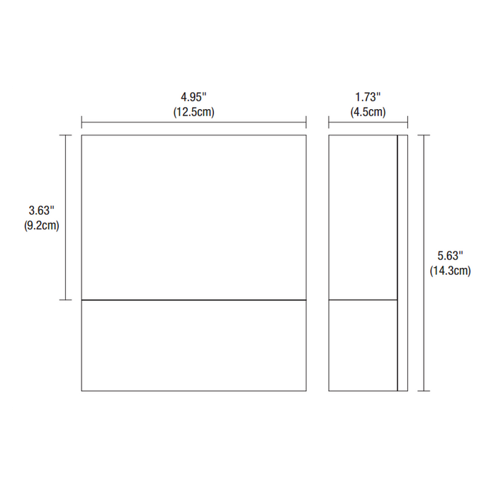 Tv LED Elv Dimmable Wall Light