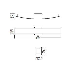 Regal Fluorescent Wall Light