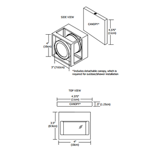 Cube-O Wall/Ceiling Light