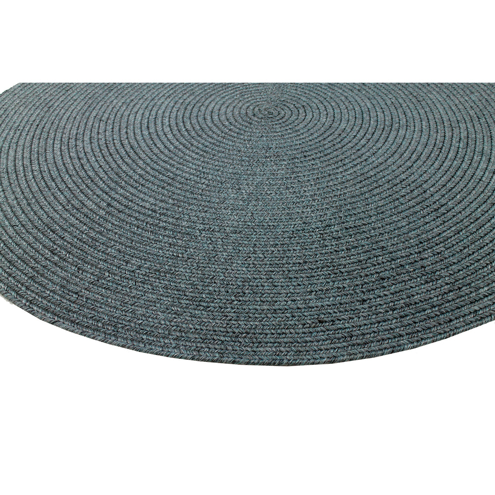 Sage Blue Round Outdoor Rug
