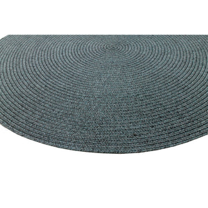 Sage Blue Round Outdoor Rug