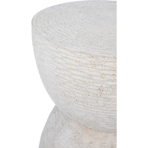 Chayton Contemporary Stone Blend Side Table