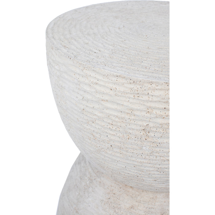 Chayton Contemporary Stone Blend Side Table