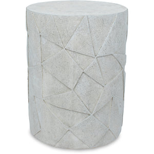Nodin Abstract Stone Blend Side Table