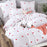 Alanna Solid Sweet style Little red Heart Flower Plant leaves and animals Printed 4/7pcs Bedding set with Different Color