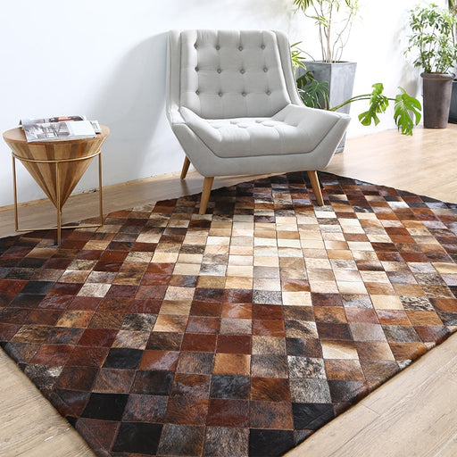 American Style Luxury Natural Brown Rug - Living Room