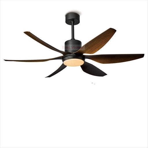 Nordic large country industrial wind ceiling fan LED light